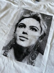 Margot Robi Beautiful Face Cotton Tee Size Medium ,hand Silk Screened