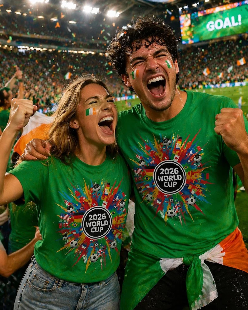 2026 World Cup Shirt Soccer Fan Graphic Tee Football Lover Gift Unisex White gallery