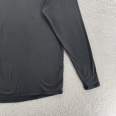 Wrangler Base Layer Top Men Medium M Black Soft Comfort Casual Workwear Logo Tee
