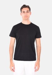 Mens Solid Color Scottish Thread Slim T-Shirt 100% Cotton Short Sleeve T-Shirt