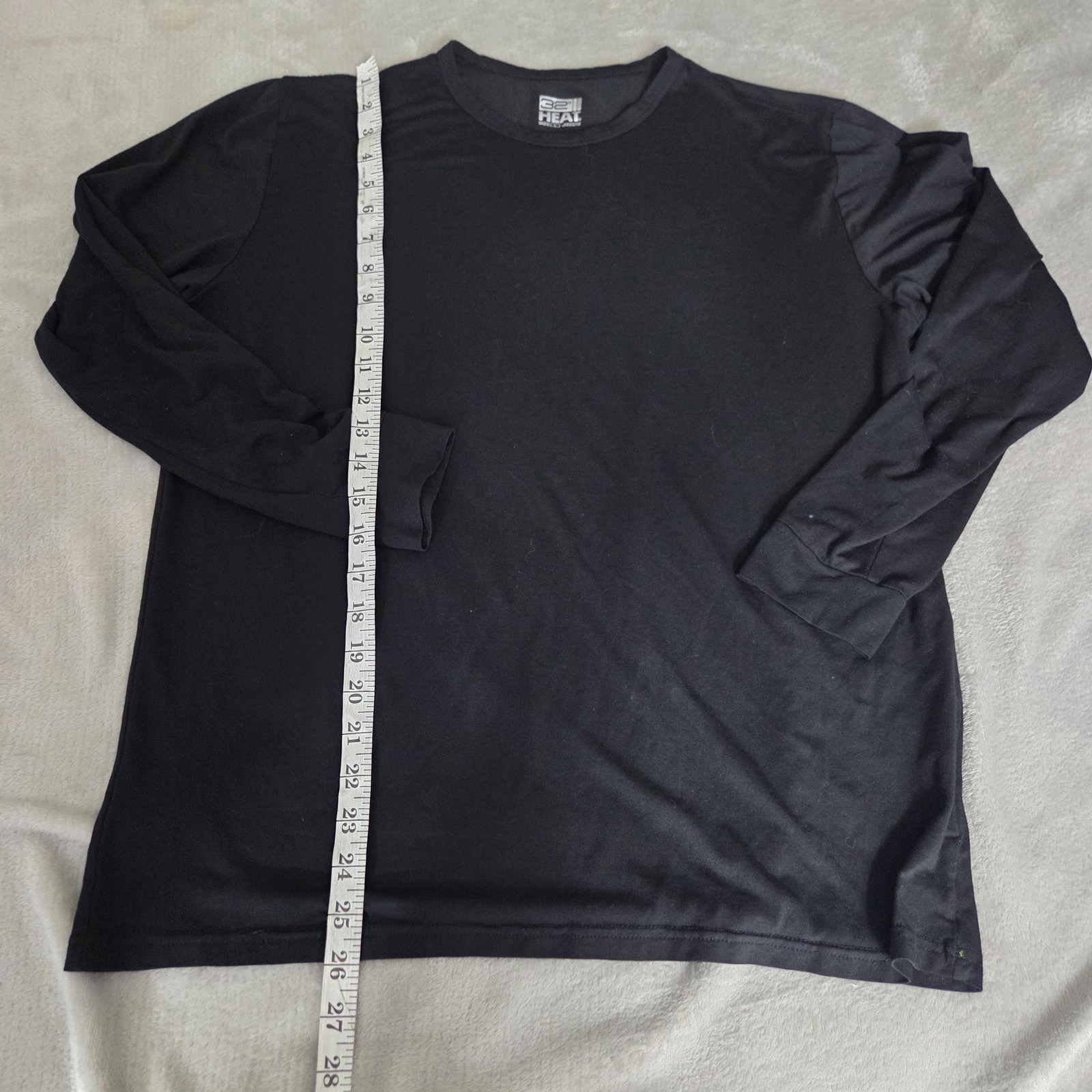 32 Degrees Heat Shirt Mens Large Black Thermal Long Sleeve Base Layer Tee Top gallery