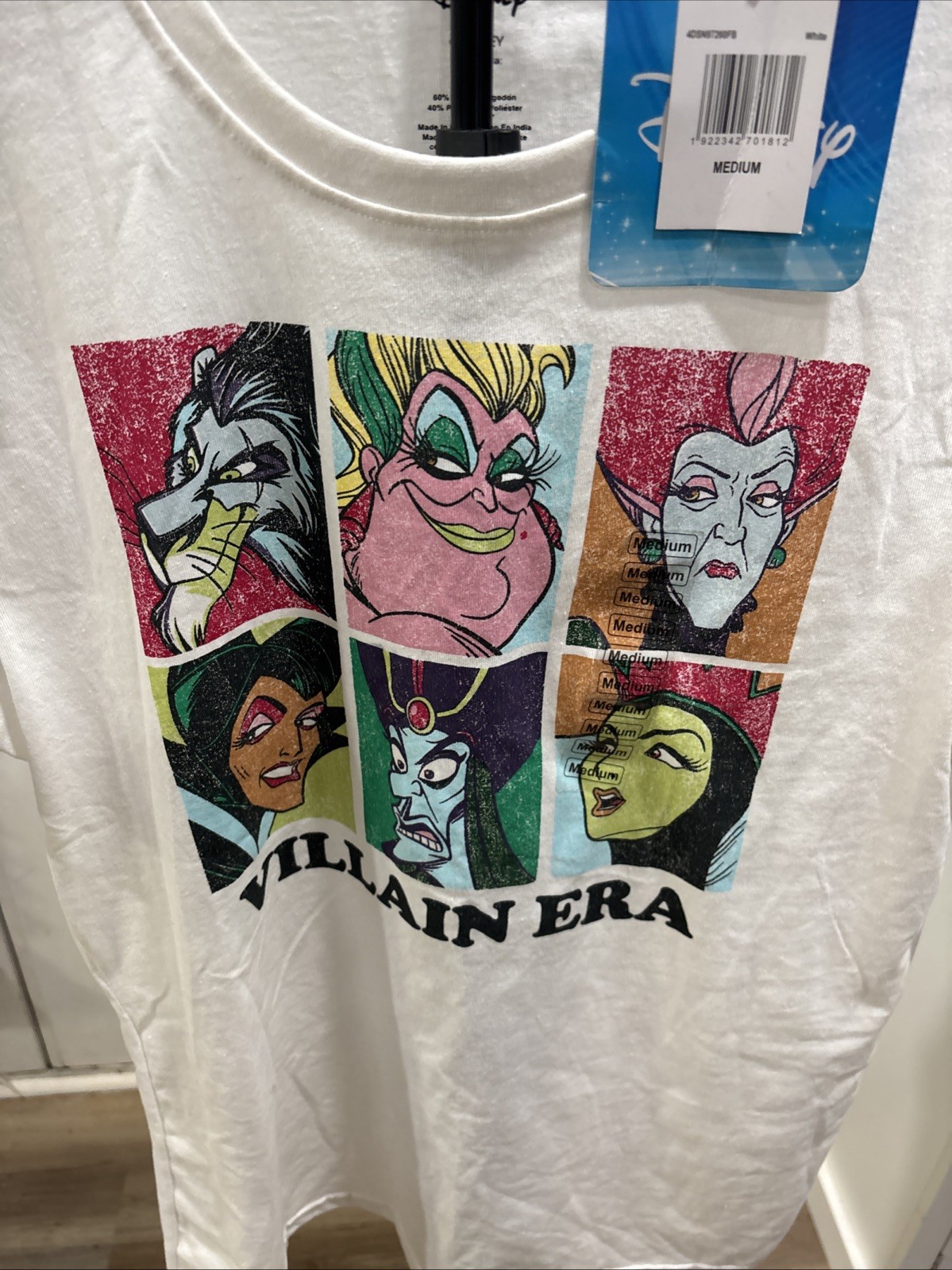Disney's Villains "Villain Era" Tee Shirt Size M gallery
