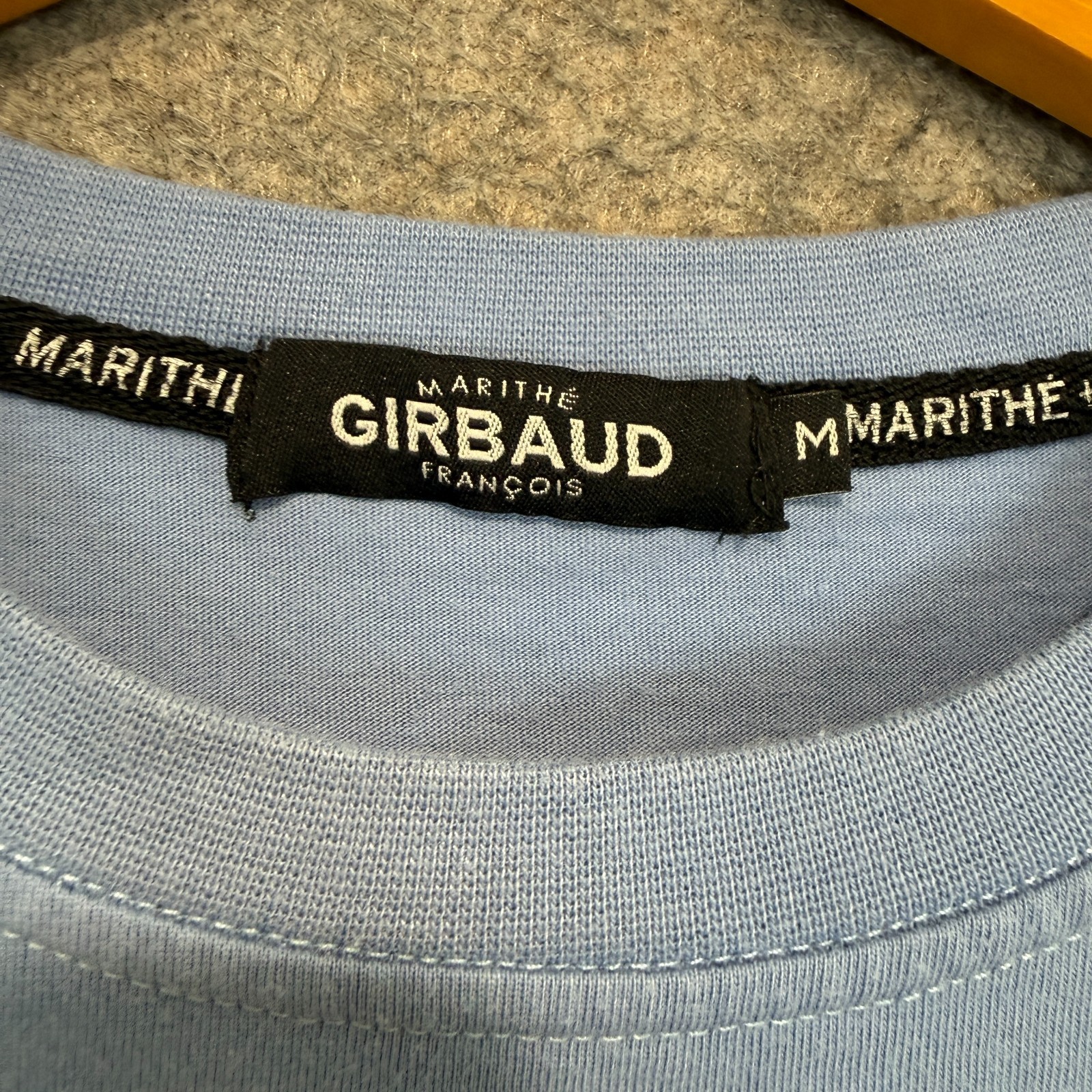 Marithe Francois Girbaud Graphic T Shirt Mens Medium 72 French Hip Hop Blue gallery