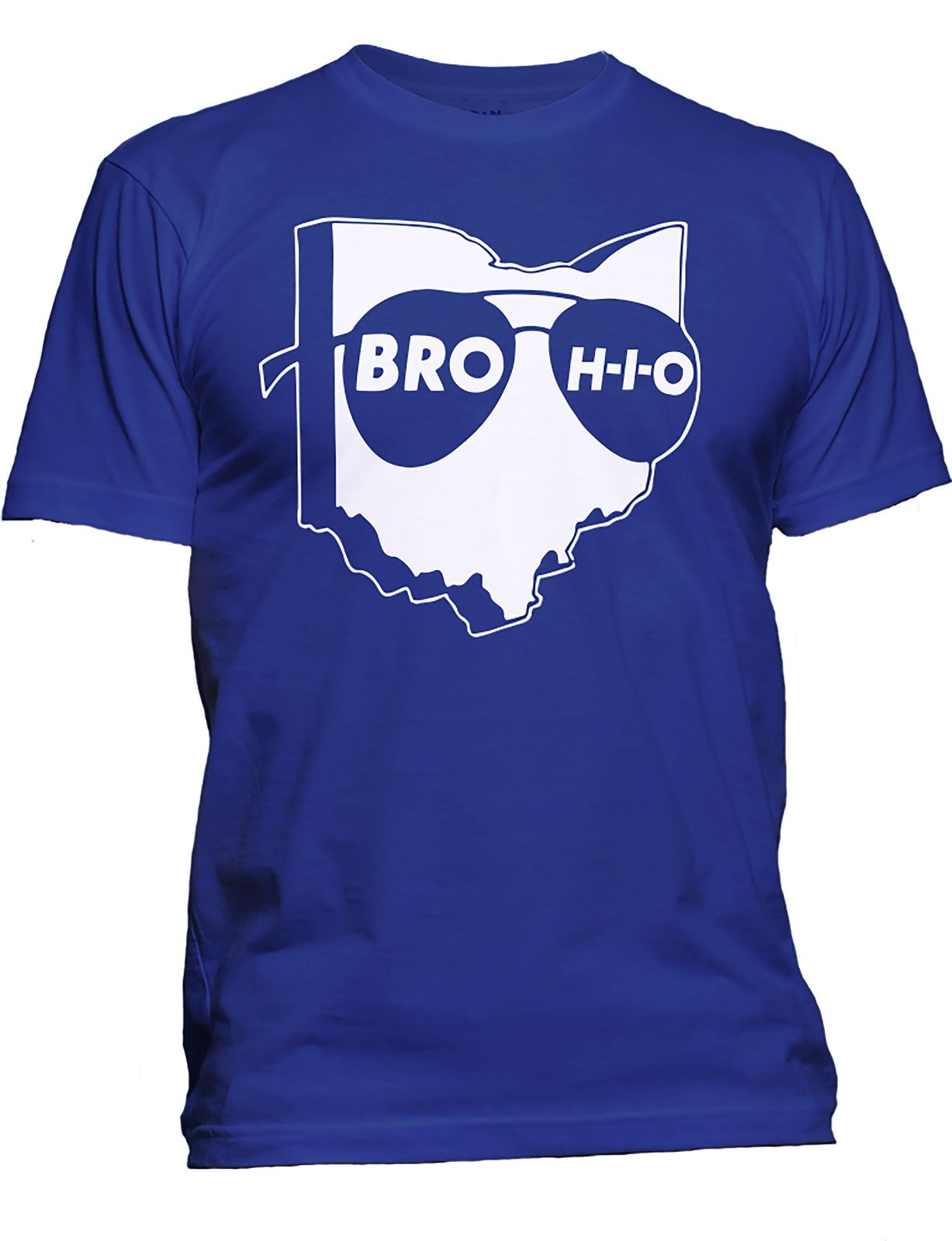 New Men’s Brohio Ohio Sports Fan T-Shirt Cleveland Athletic Workout Baseball Tee
