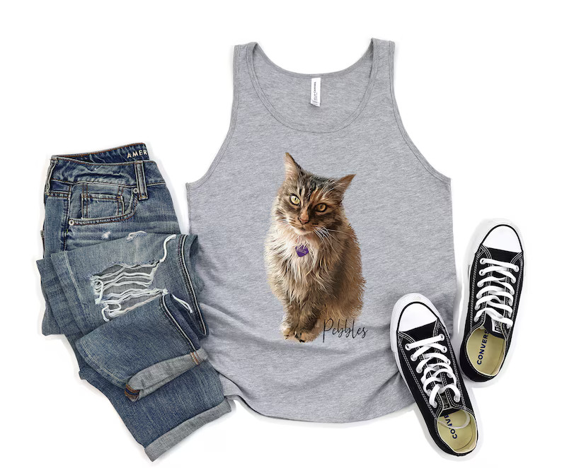 Unisex Custom Dog Pet Tank Top Personalized Dog Gift Idea gallery