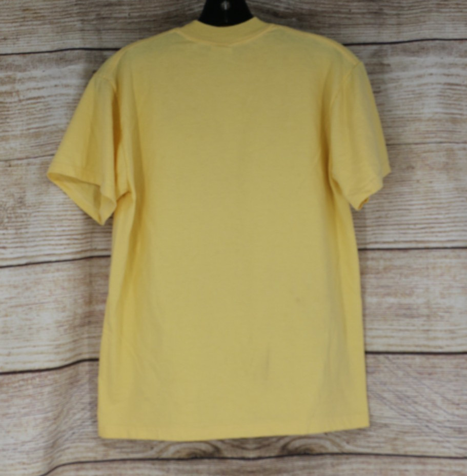 Jerzees Adult Size Small Pullover Crewneck Heavyweight T-Shirt Pale Yellow gallery