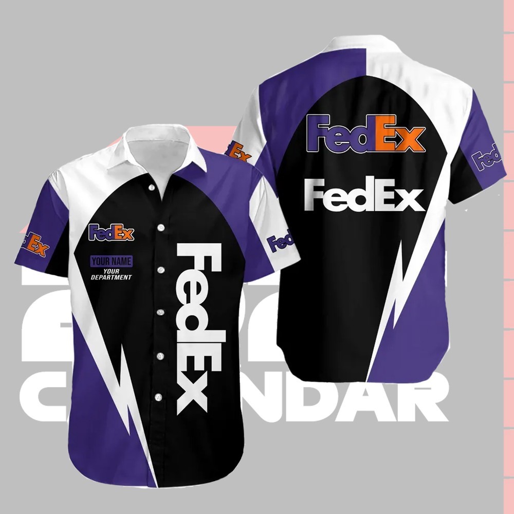 Personalized #FedEx Hawaiian All Over Printed, #FedEx Full Size S_5XL