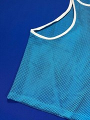 DSQUARED2 men’s summer blue back&front racer mesh muscle tank top SZ L