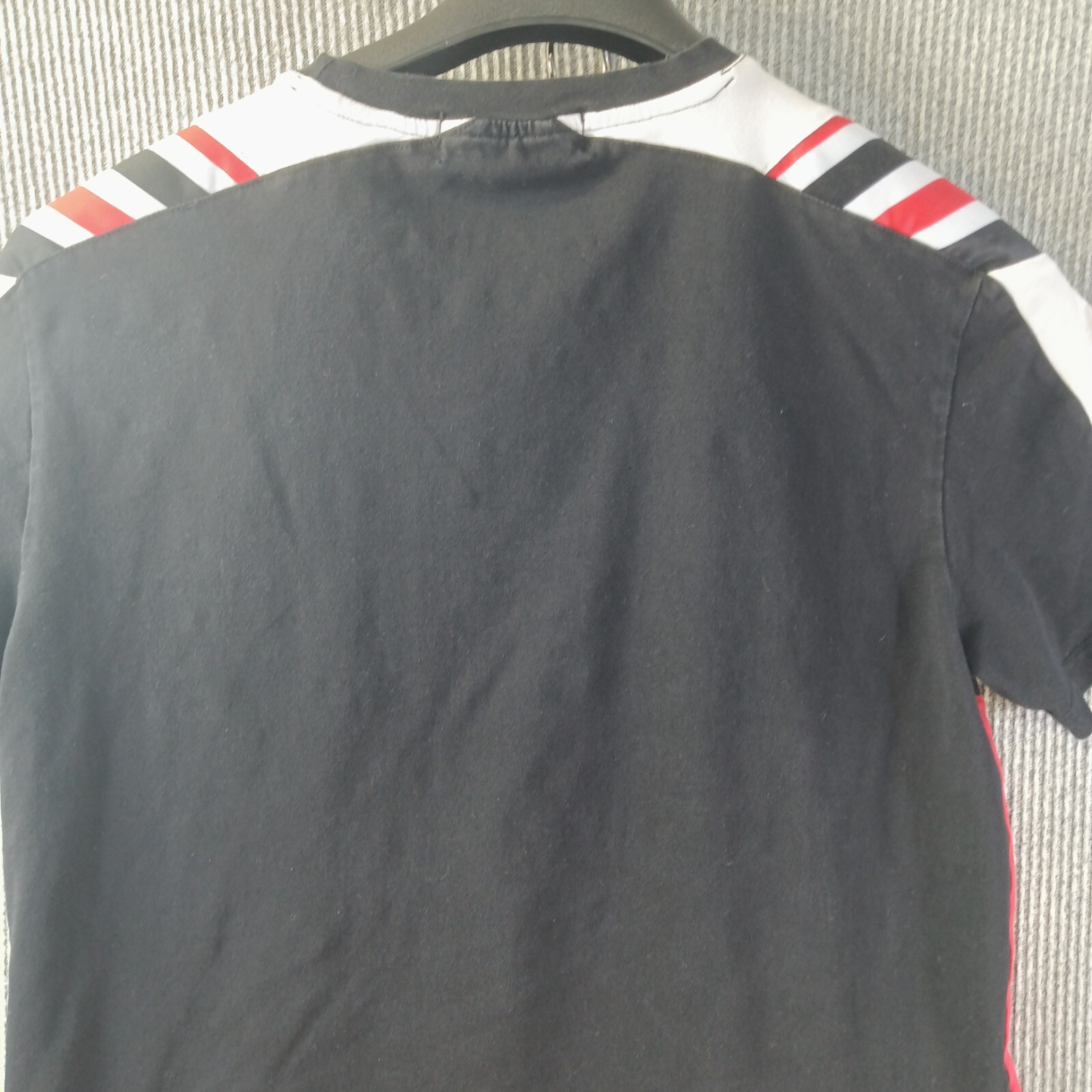Eternity BC AD Shirt Mens L Black Red White Color Block Japan Katakana Motor 1 gallery