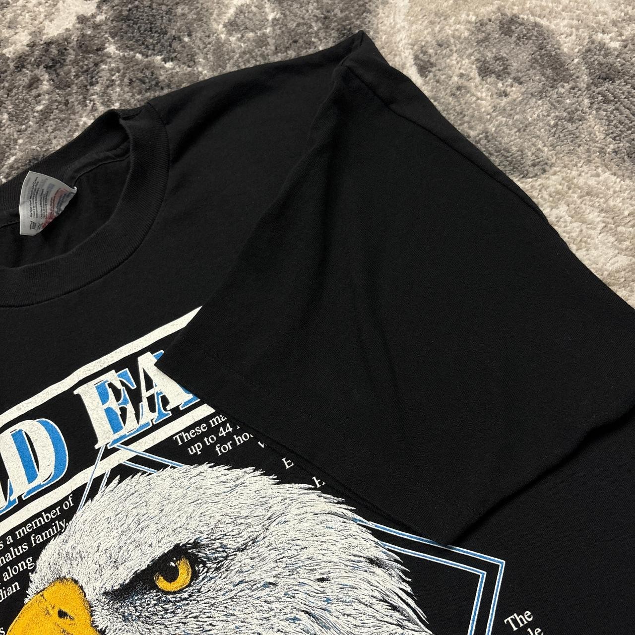 Vintage Nature Shirt Mens XL 90s Single Stitch Eagle Hawk Birds Animals gallery