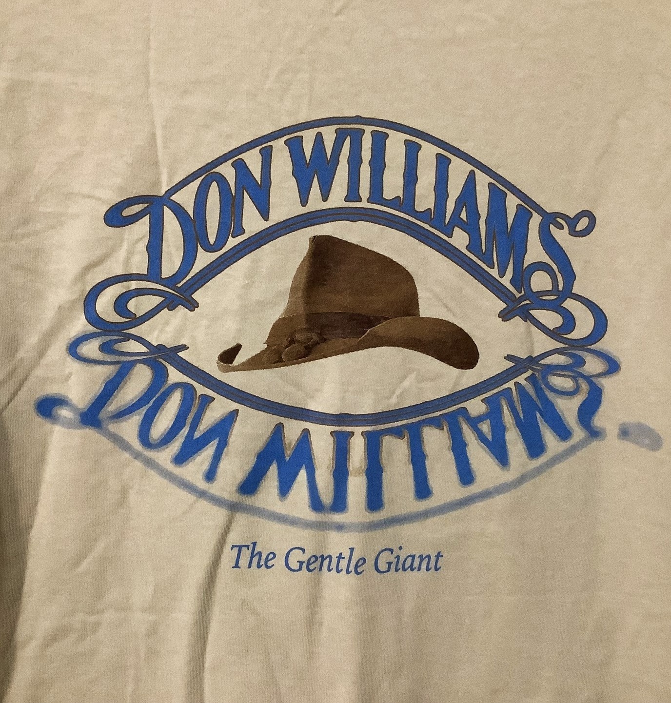 Don Williams The Gentle Giant Country Music Singer Double Sided T Shirt Size XL gallery