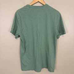 Faherty Sunwashed T-Shirt Jade Green Organic Cotton Pocket Tee Mens M EUC