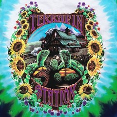 Grateful Dead Terrapin Station Tie-Dye T-Shirt Liquid Blue
