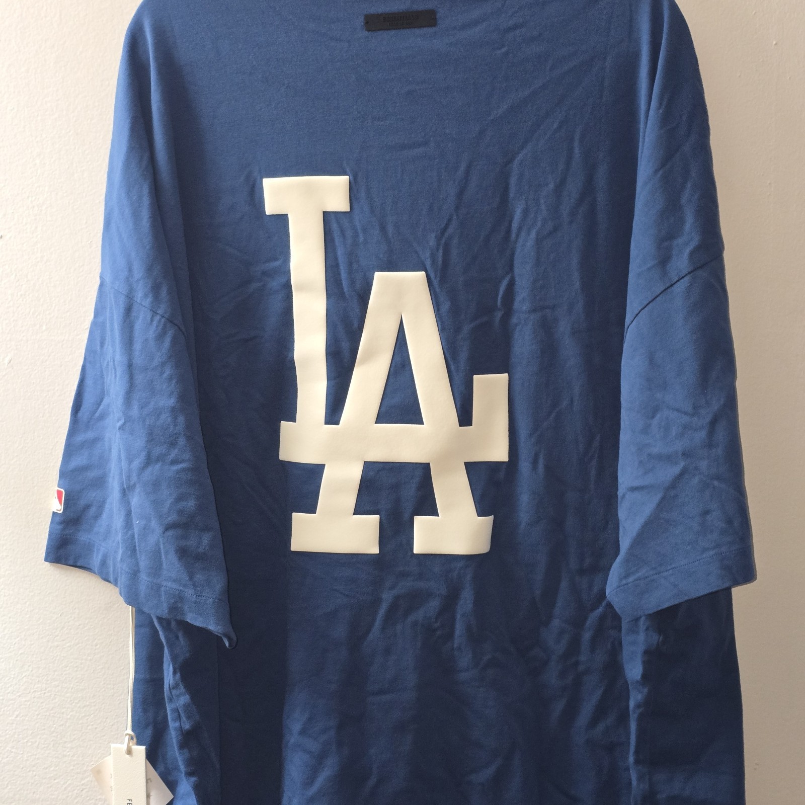 Fear Of God Essentials x MLB Los Angeles Dodgers LA Blue T-Shirt XL NWT gallery
