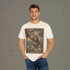 SQUIRREL Fruit Tree T-Shirt, Pet Rodent Orange Snack Tee, Vintage Squirrel Shirt