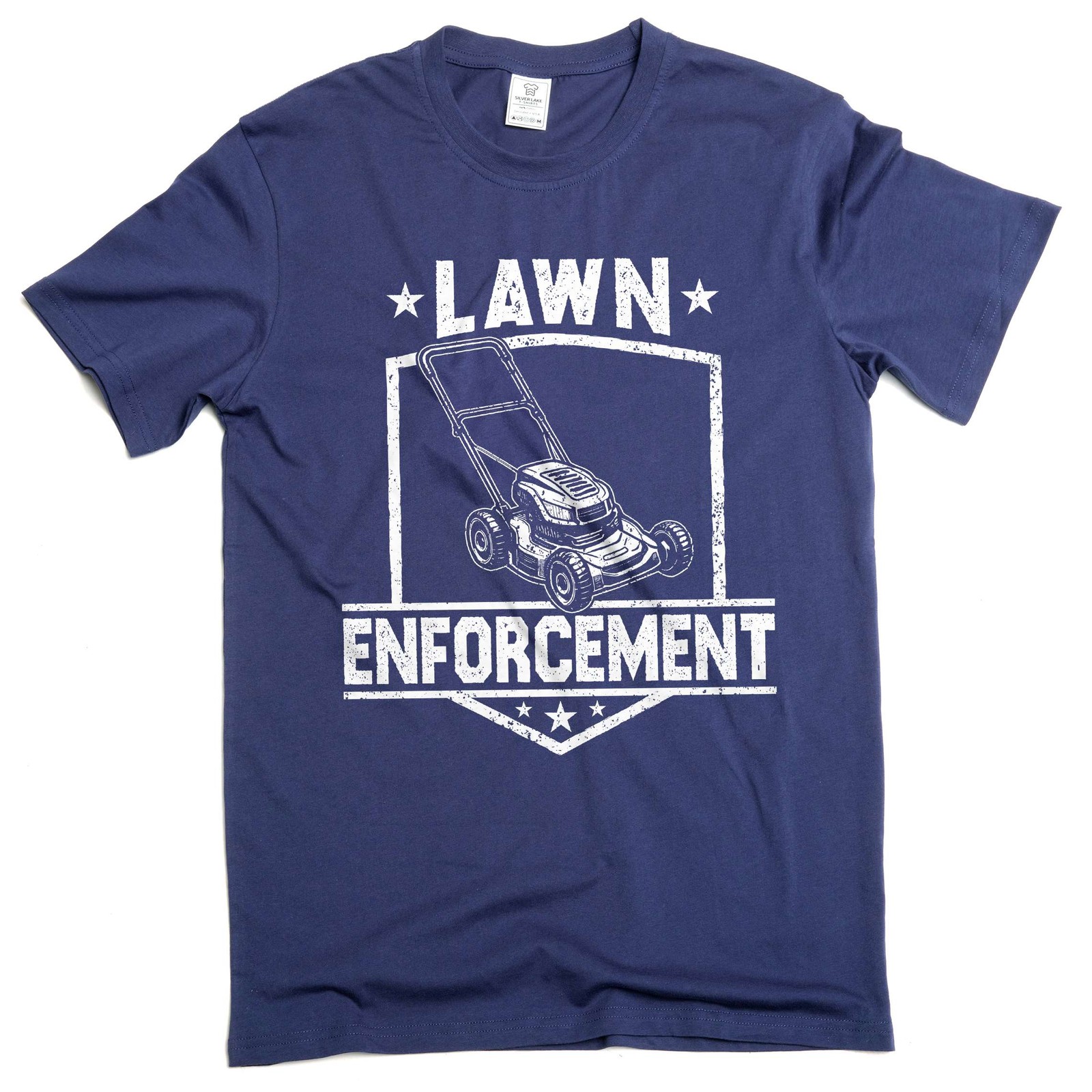 Father's day Funny lawn enforcement Dad grandpa tee shirt law care tee gallery