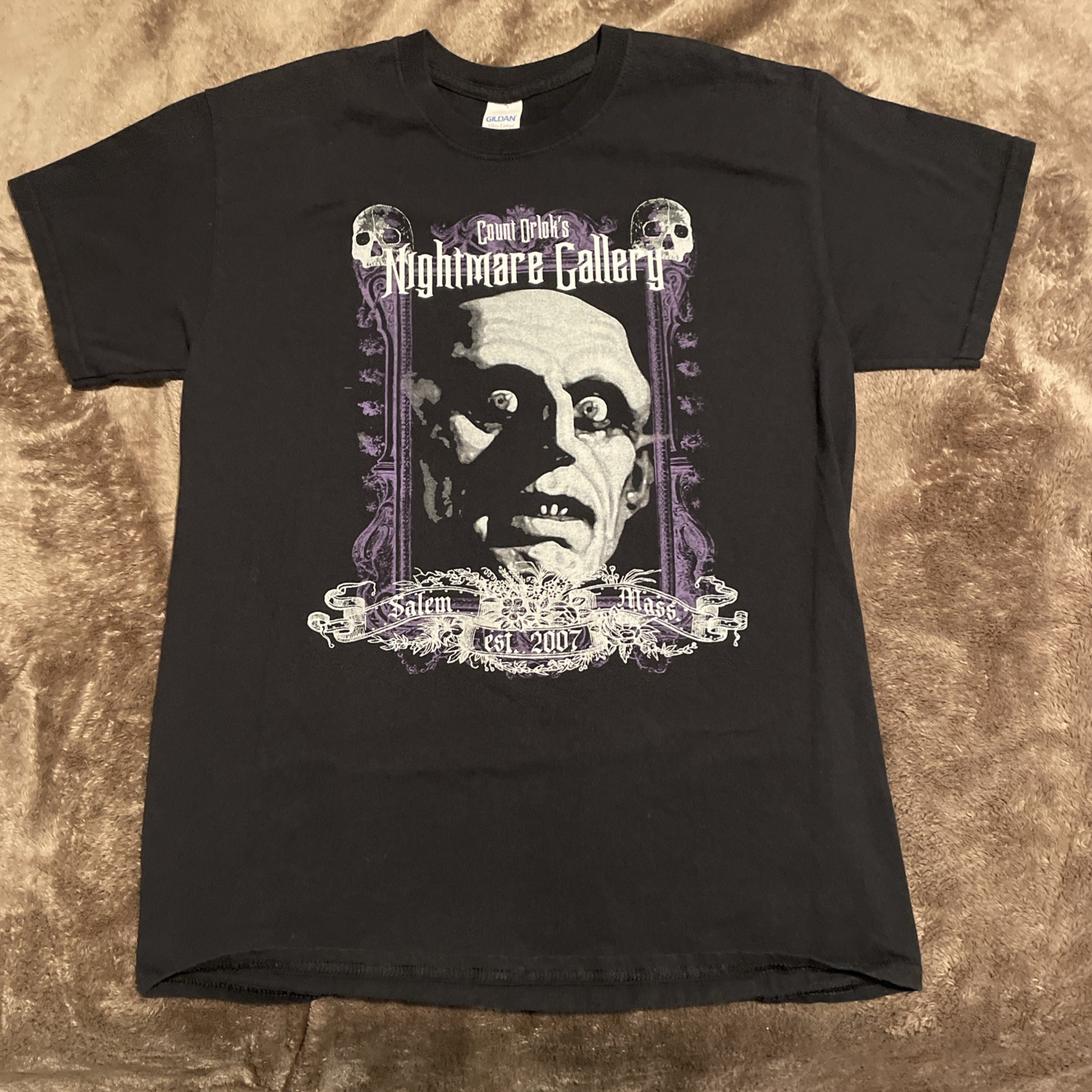 Count Orlock NECA Nosferatu T-Shirt M Tee 2007 Salem MA Museum Monster Horror gallery