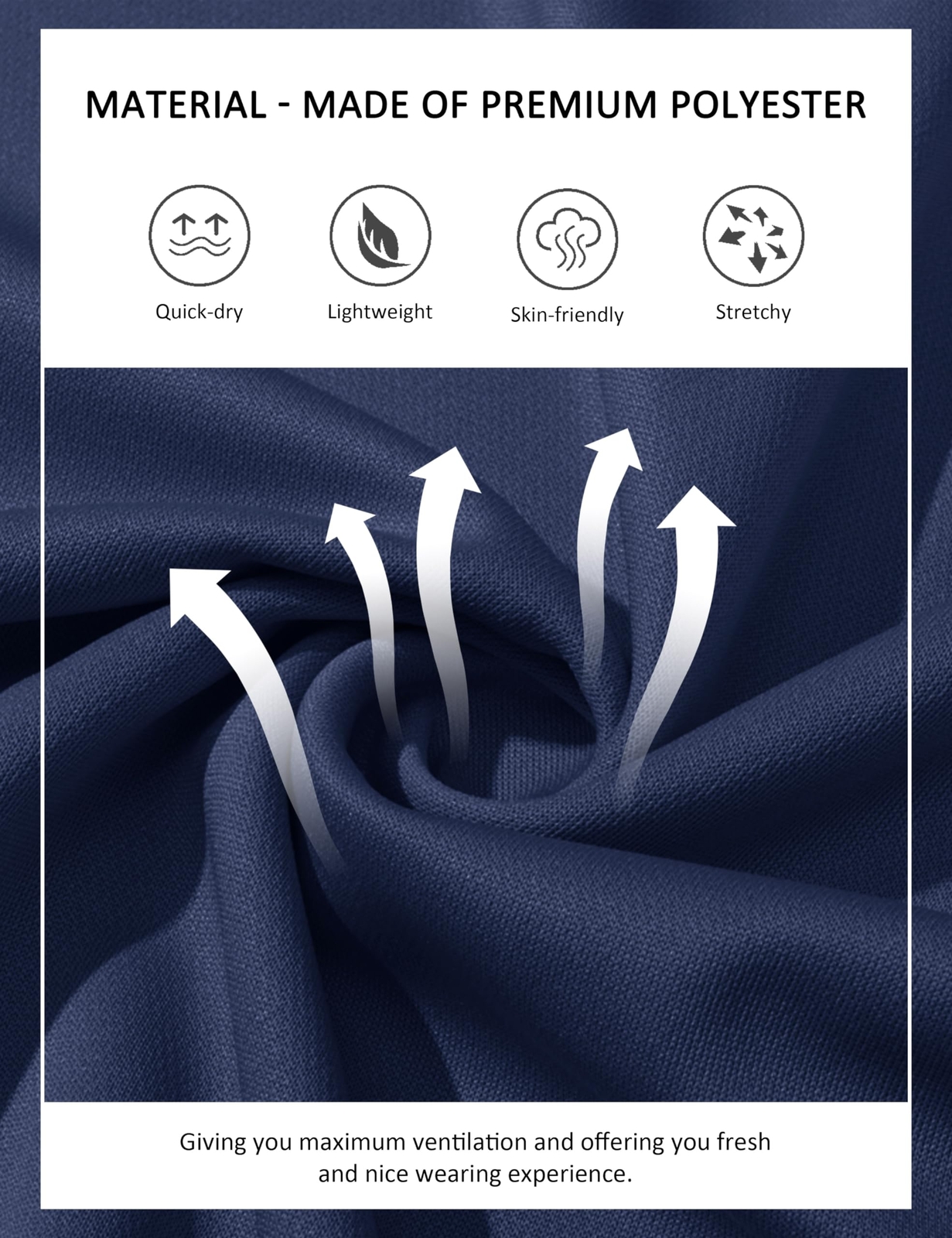 Men's Polo Shirt Long Sleeve Outdoor Golf T Shirt 3-Button Quick Dry Lightweight gallery