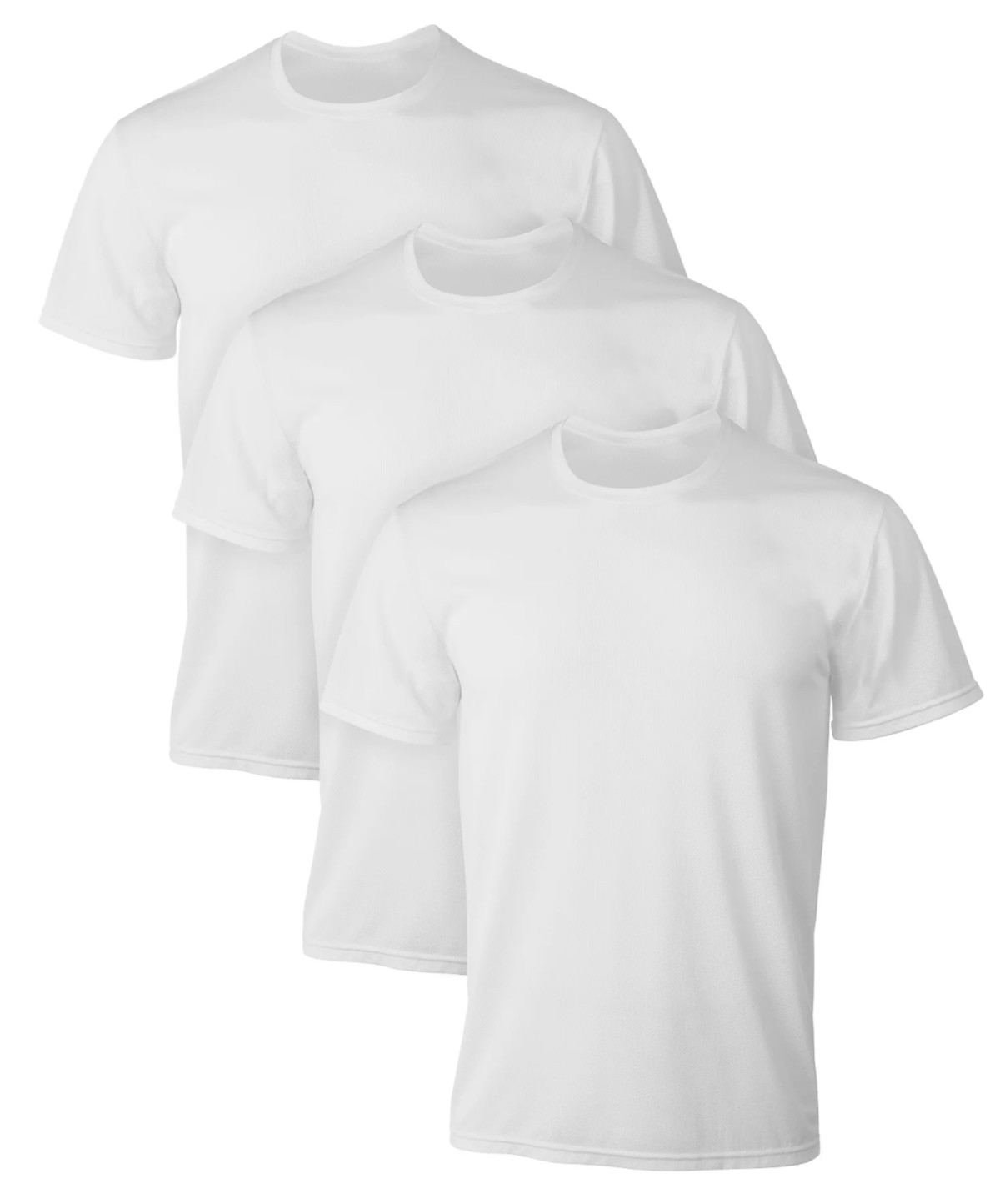 Hanes Men’s Undershirts T-Shirt Pack, 3-Pack X-Temp Moisture-Wicking Sz XL White
