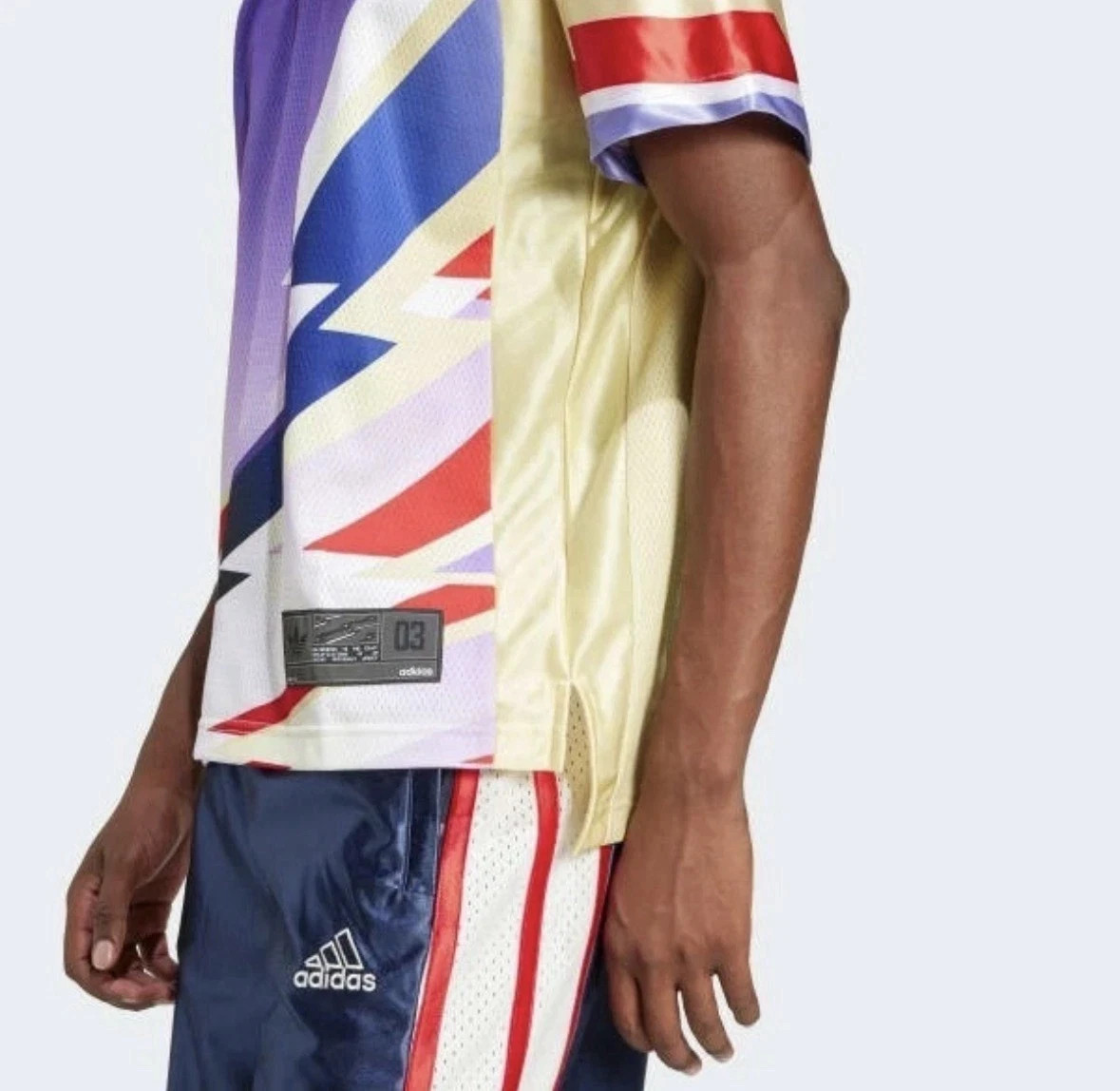 adidas Adilenium Season 3 Team Jersey Powder Yellow JX1700 Men's SMALL gallery