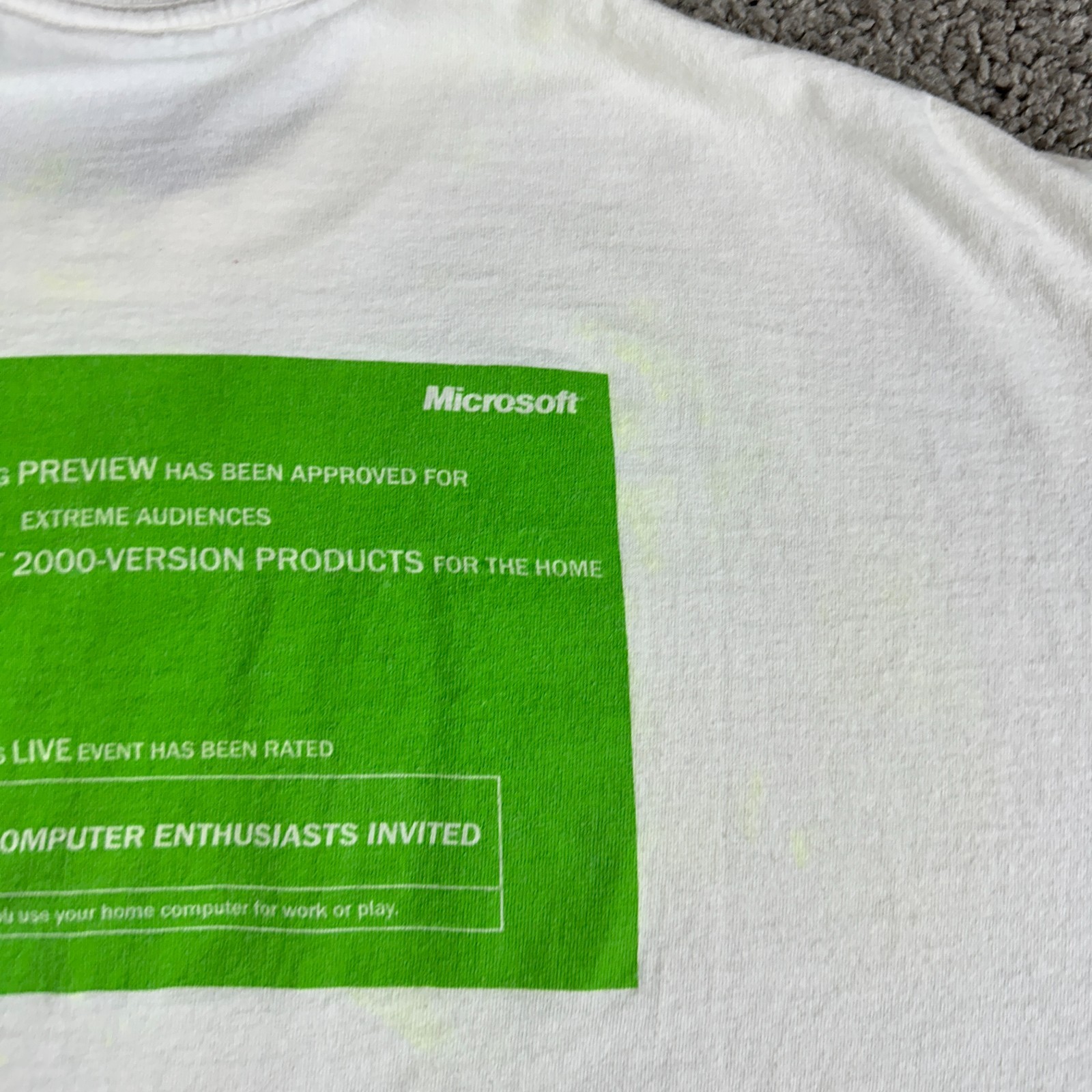 VINTAGE Microsoft Extreme Shirt Mens XL Windows Software Single Stitch 2000 Y2K gallery