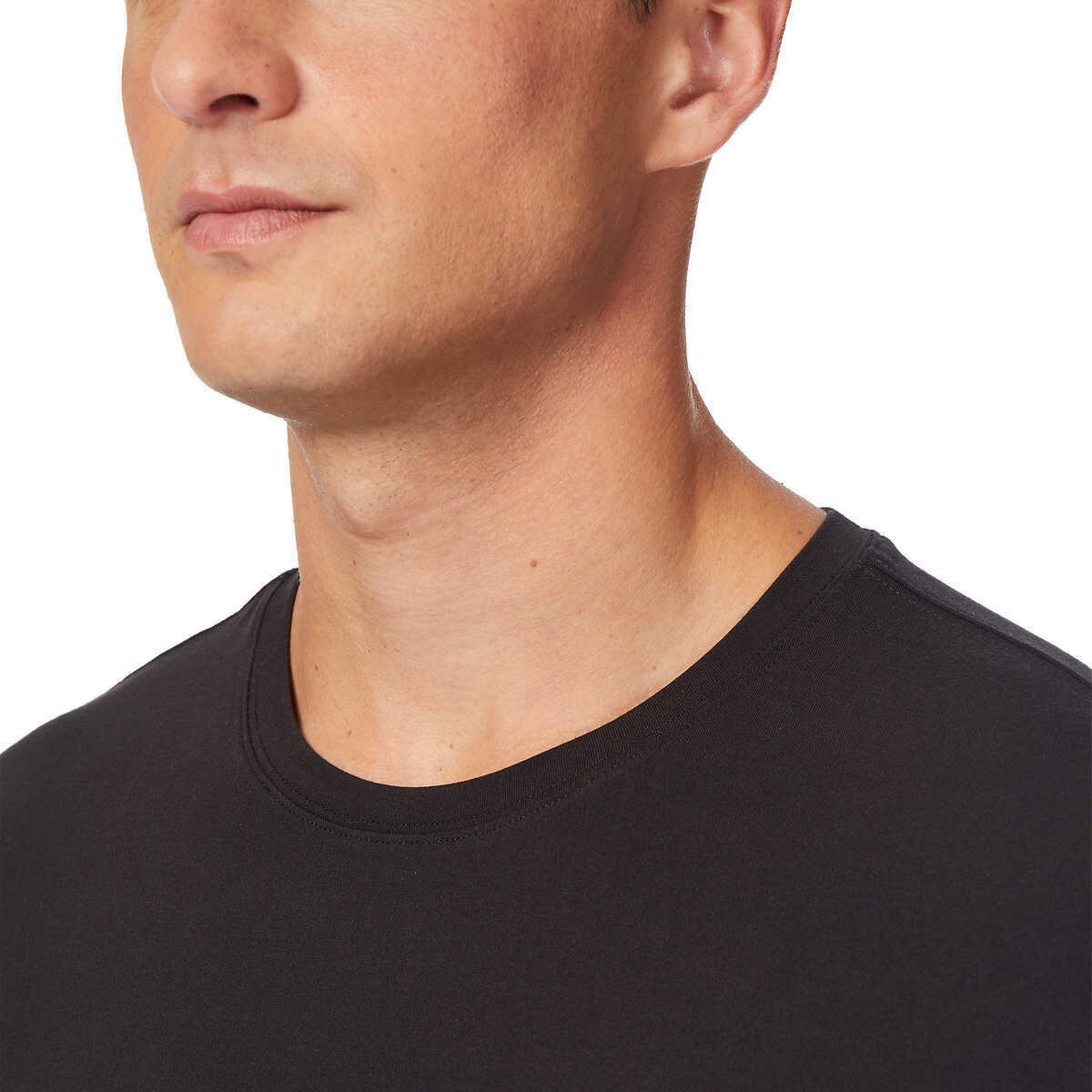 NEW 32 Degrees Mens 3 pack Cool Tee Short Sleeve Crew Neck, BLACK, MEDIUM 38-40 gallery