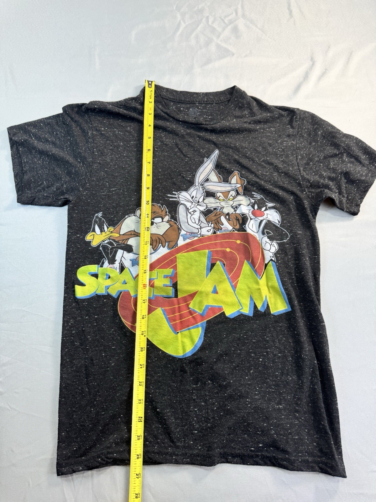 Vintage 90's Space Jam Tshirt Black Size Small S Looney Tunes gallery