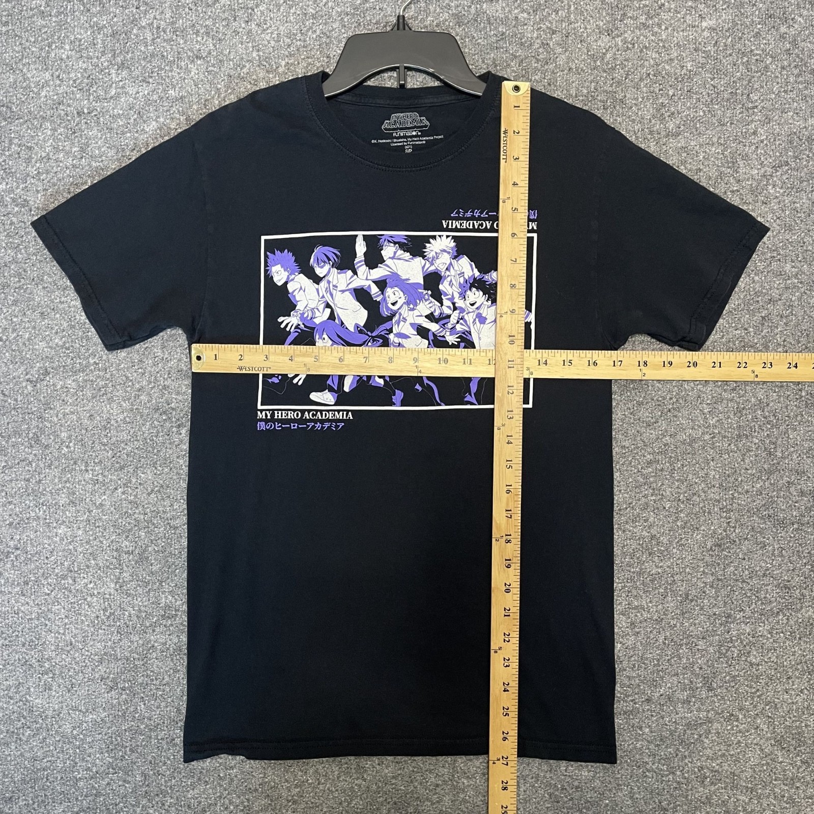 My Hero Academia Anime Graphic Tee Featuring Class Action Pose Small gallery