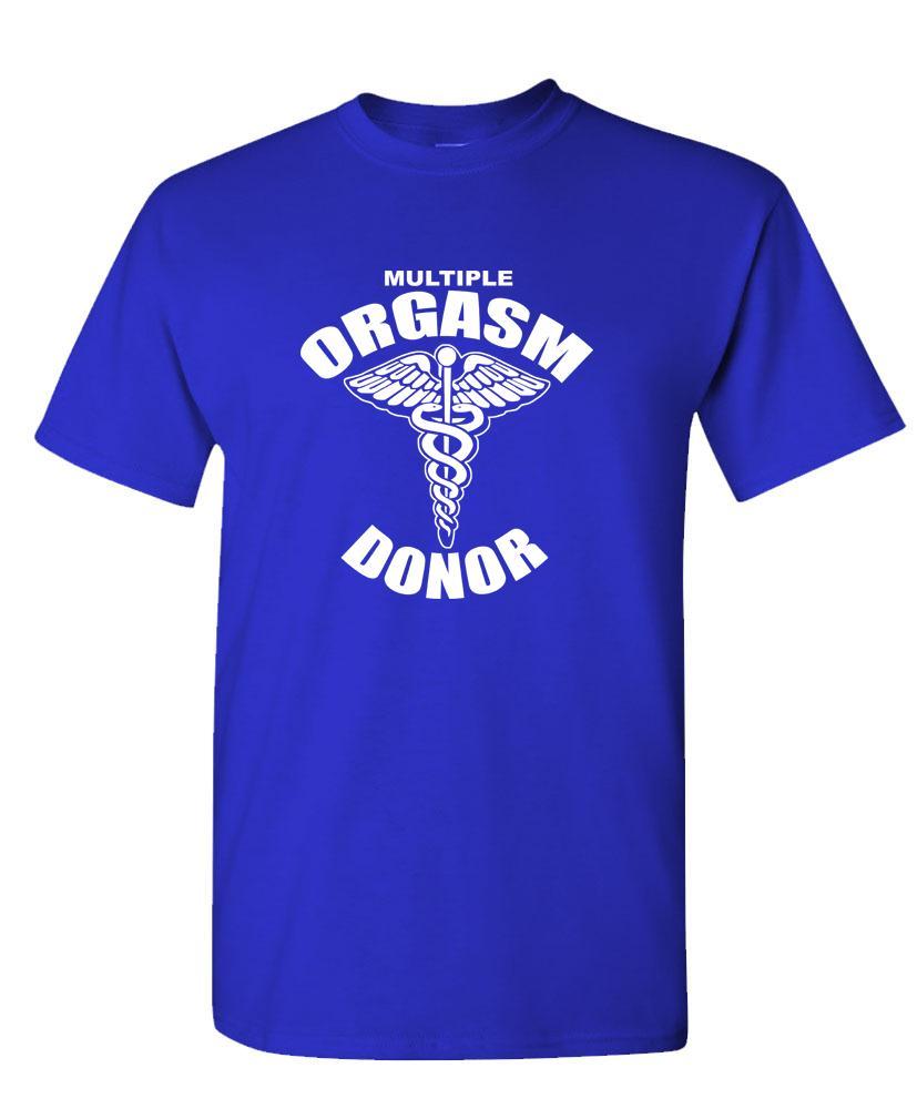 MULTIPLE ORGASM DONOR - Unisex Cotton T-Shirt Tee Shirt gallery