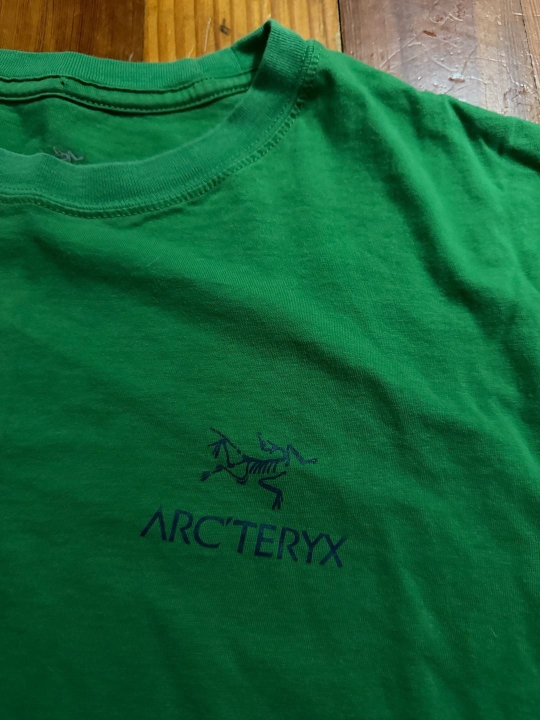 Arc'teryx Archaeopteryx Word Logo Cotton T-Shirt Green gallery