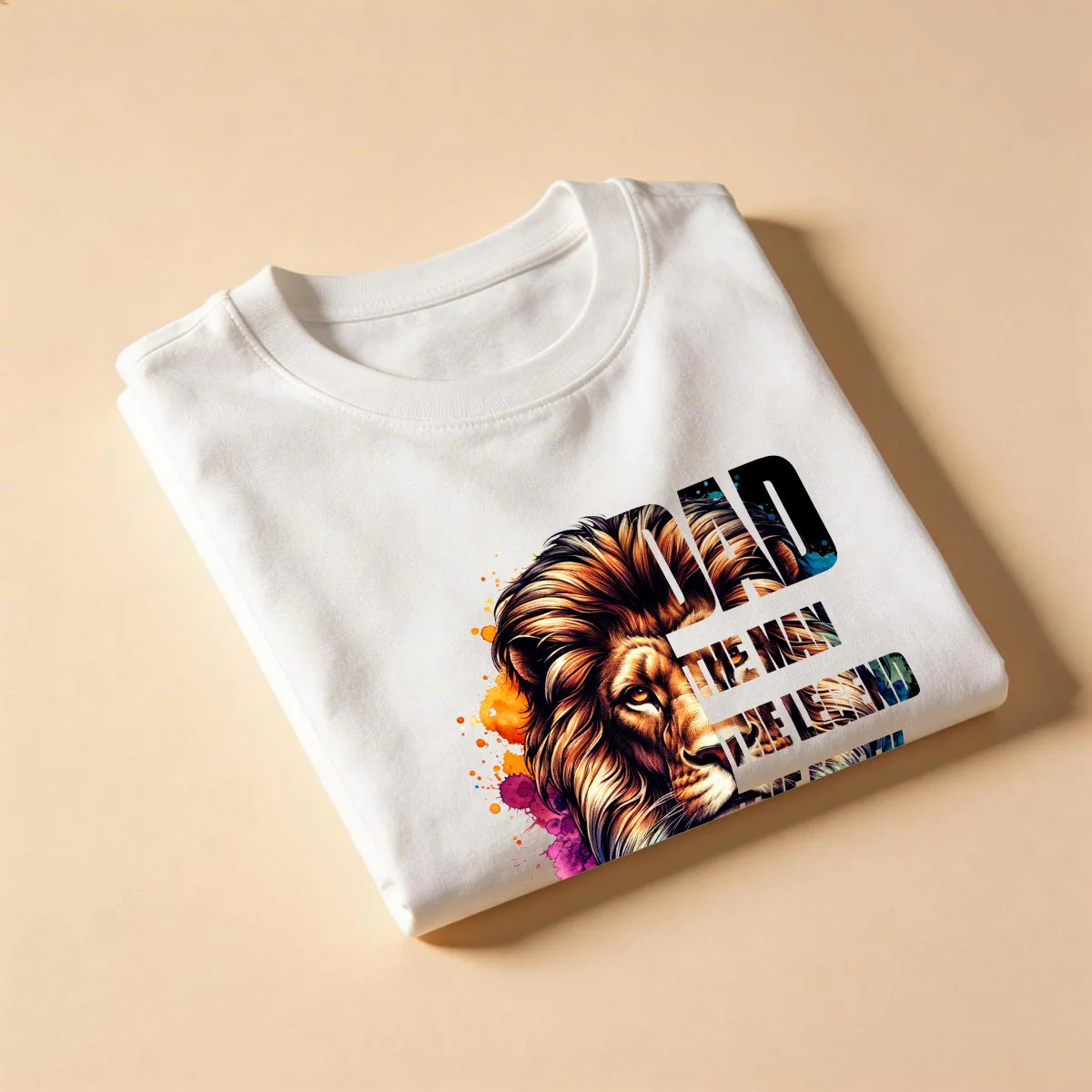 Father’s Day Printed Men’s T-Shirt | Premium USA Printed Cotton Graphic Tee gallery