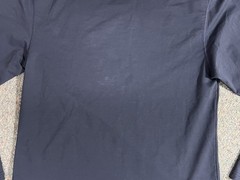 BYLT Drop Cut Dual Layer Lux Shirt Men’s Large Long Sleeve Navy Blue Stretch
