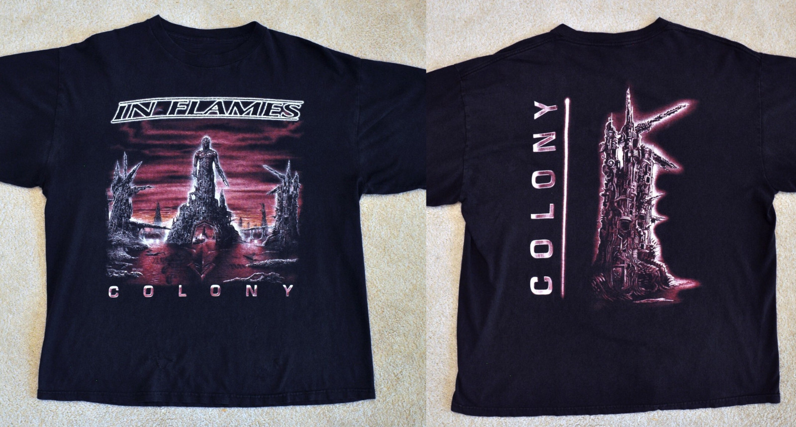 Vintage IN FLAMES Colony Gift For Fan Cotton T Shirt Full Size S-5XL BT1293