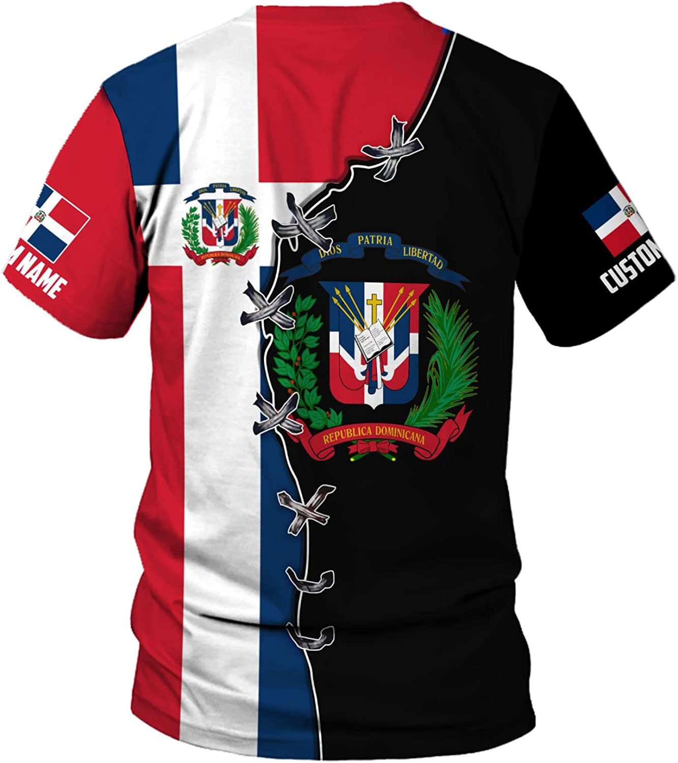 Personalized Dominican Republic Shirts 3D, Republica Dominicana Tshirt, Dominica gallery