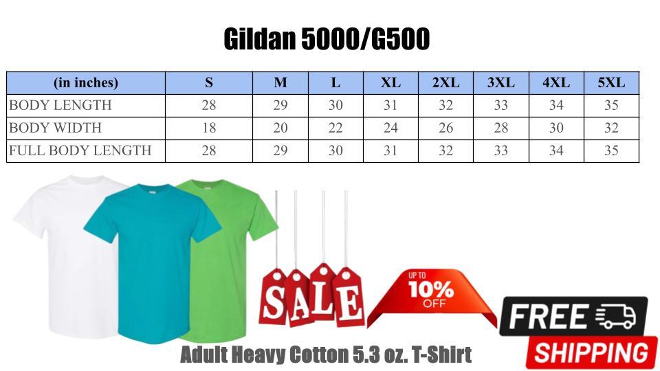 NEW Gildan Men's Heavy Cotton Plain Crew Neck Short Sleeves T-Shirt 5000/G500 gallery