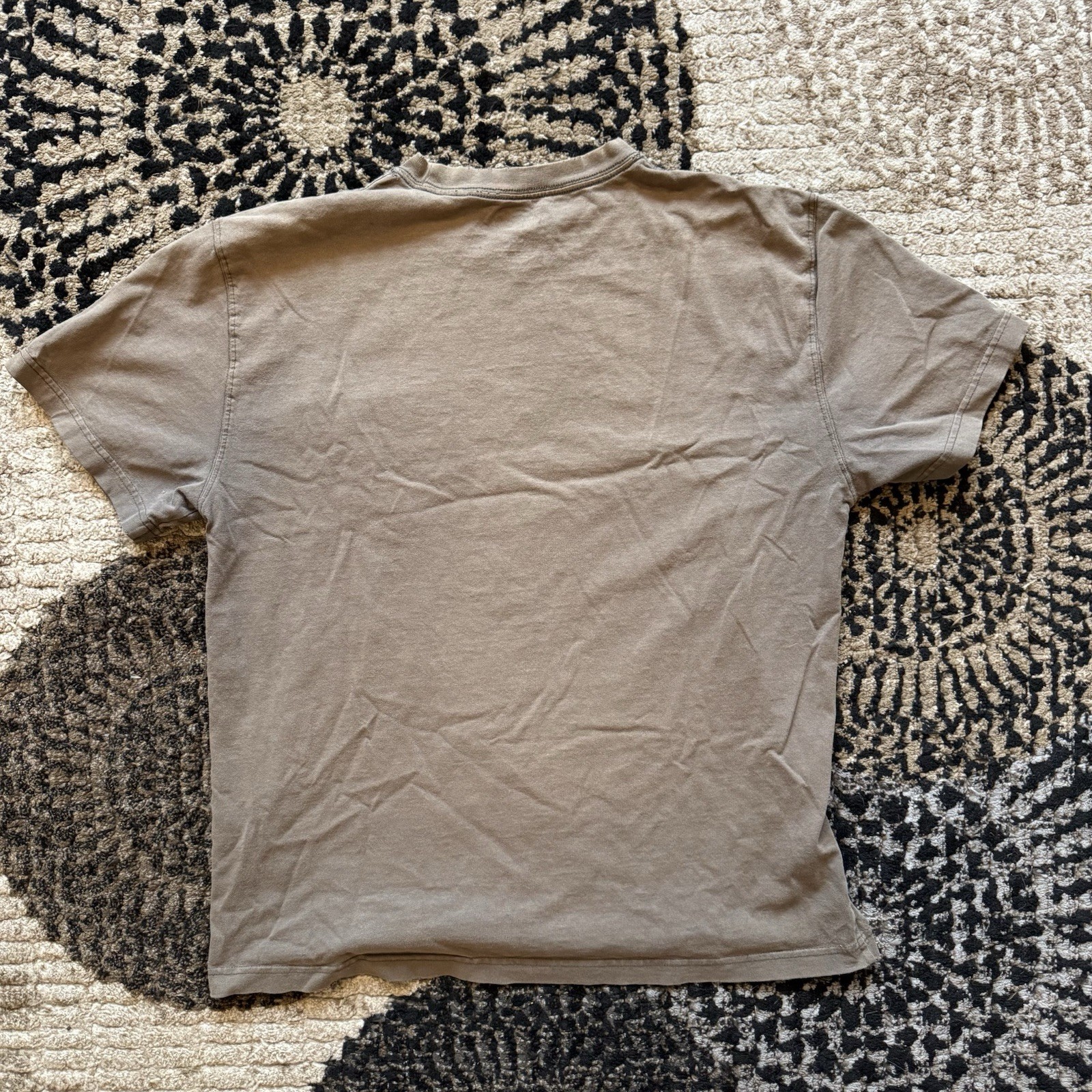 Dickies Shirt Mens L Brown Pocket Workwear Tee Short Sleeve Heavyweight Casual gallery