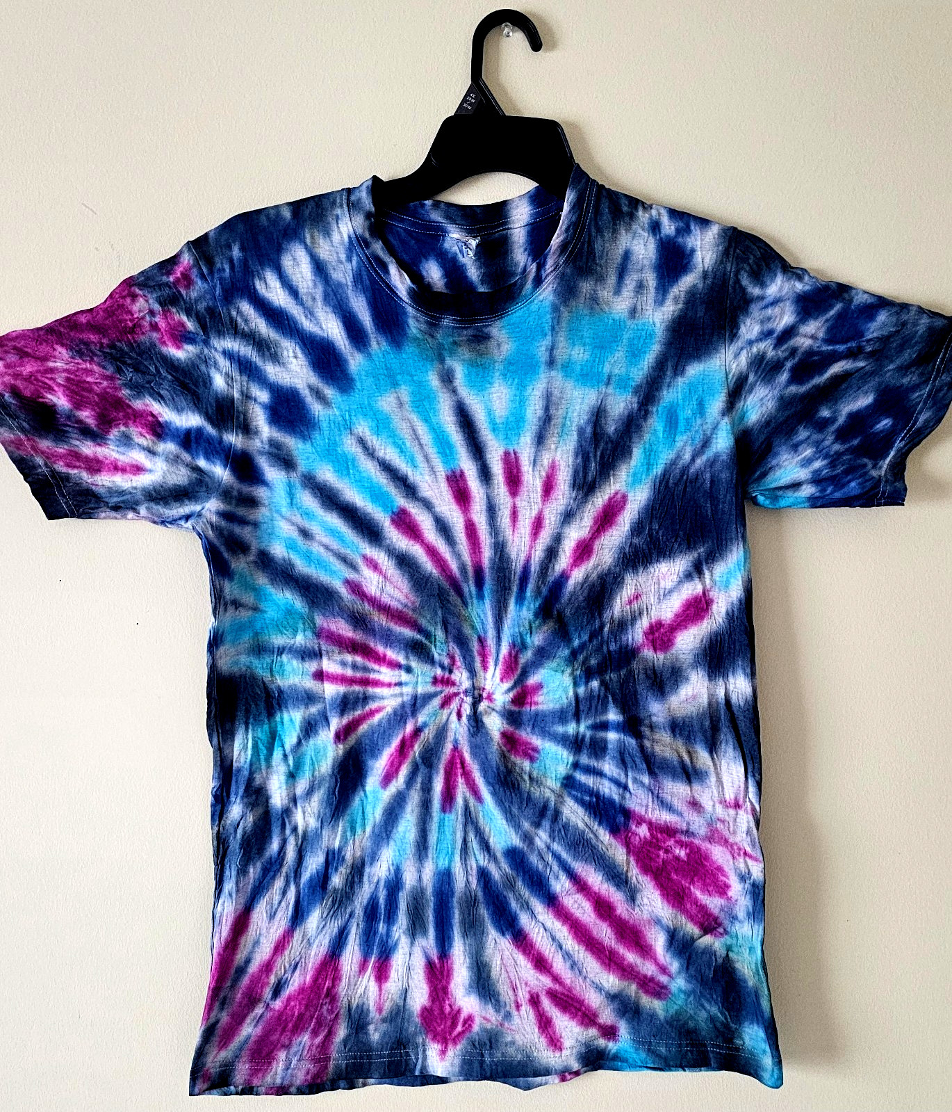 Multi Color Spiral Mens T-Shirt Blank Tye Dyed Tee Spiral New gallery