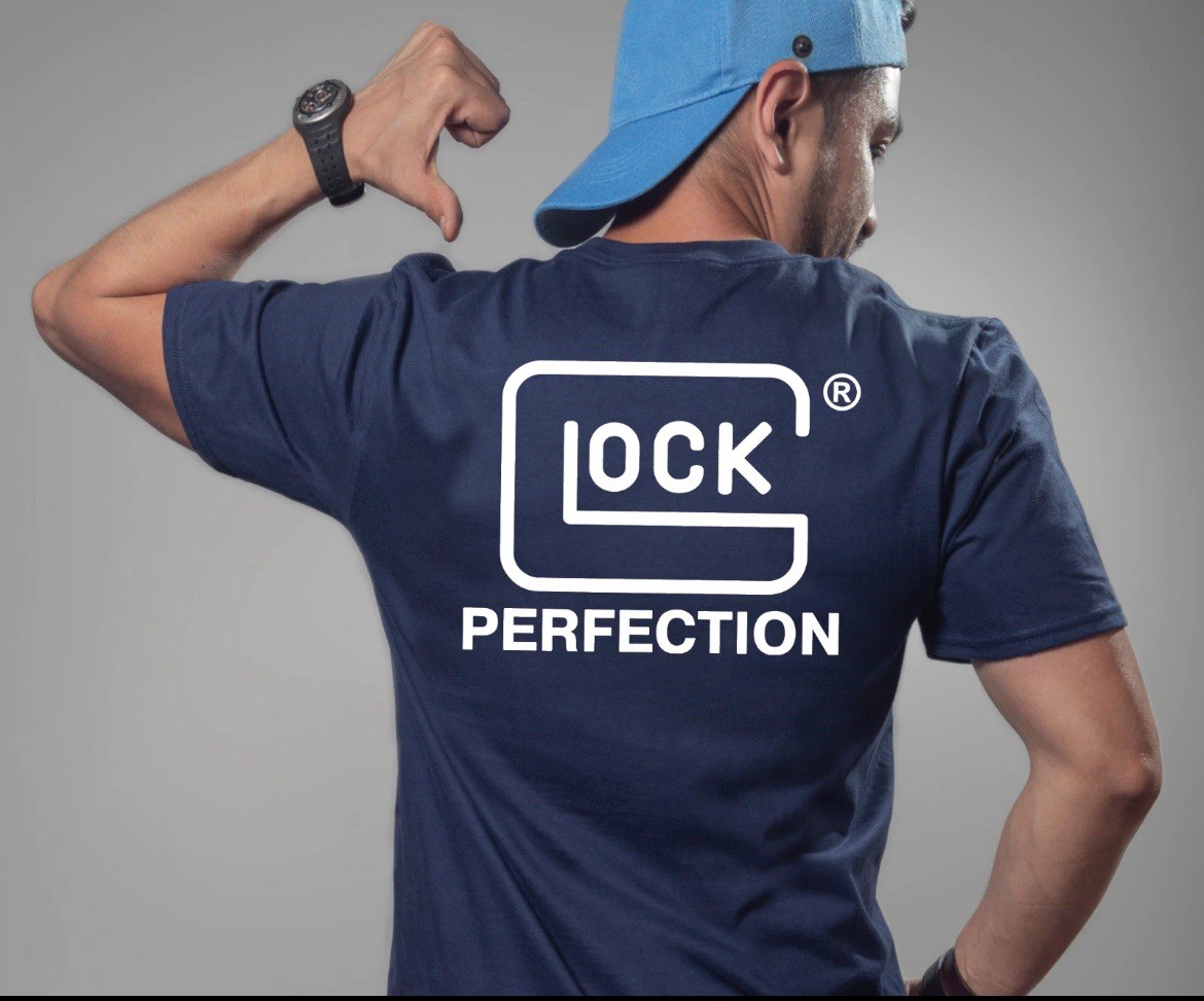 NEW Glock Men's Big Logo t-shirt tee Bella and Canvas shirt gun gift gallery
