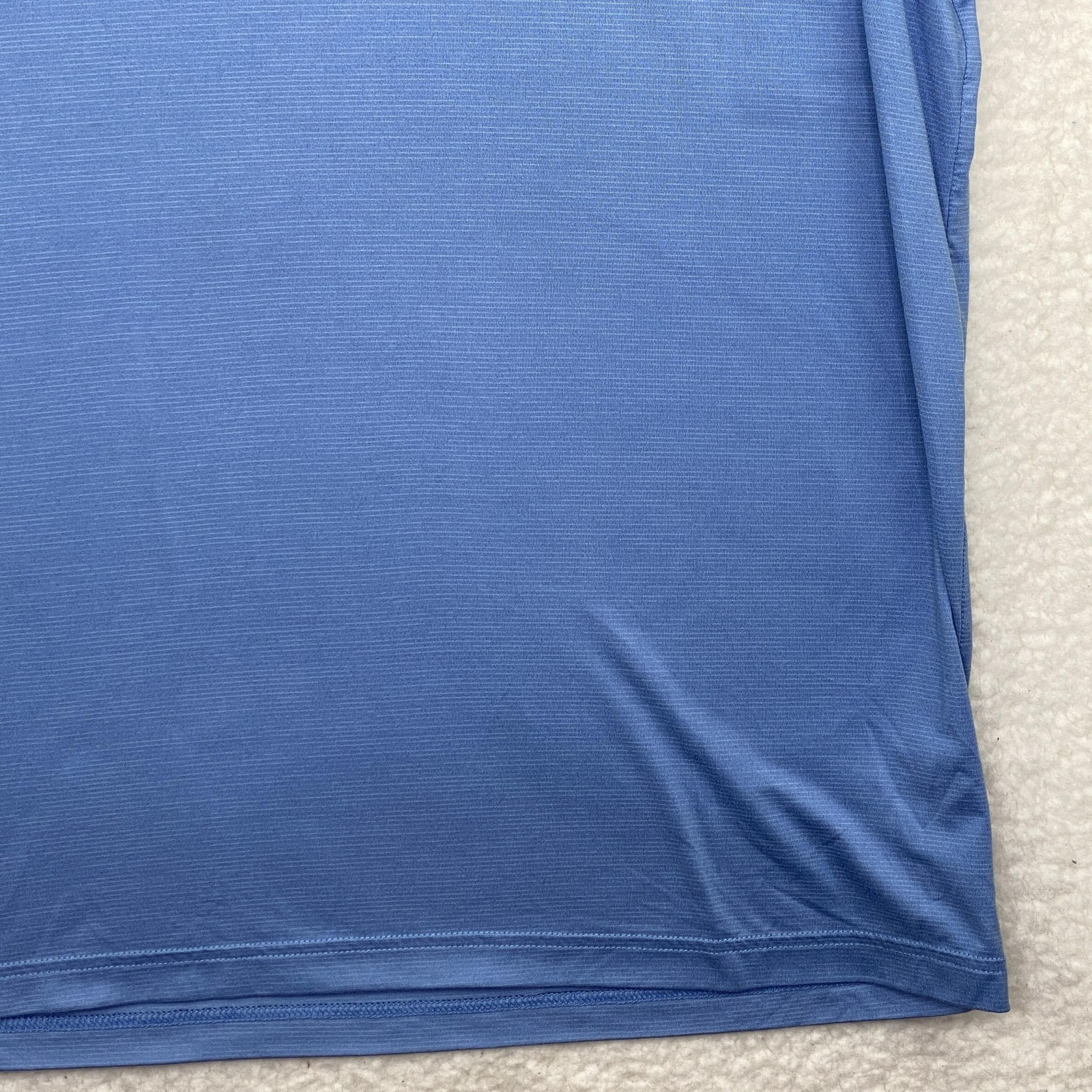 Speedo Shirt Mens 2XL Blue Tagless UV Protection Crew Neck Polyester Spandex gallery