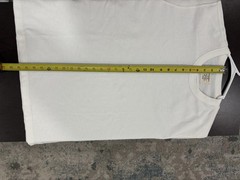 NWT Buck Mason Men’s White Field Spec Cotton Heavy Tee XL Retail $62