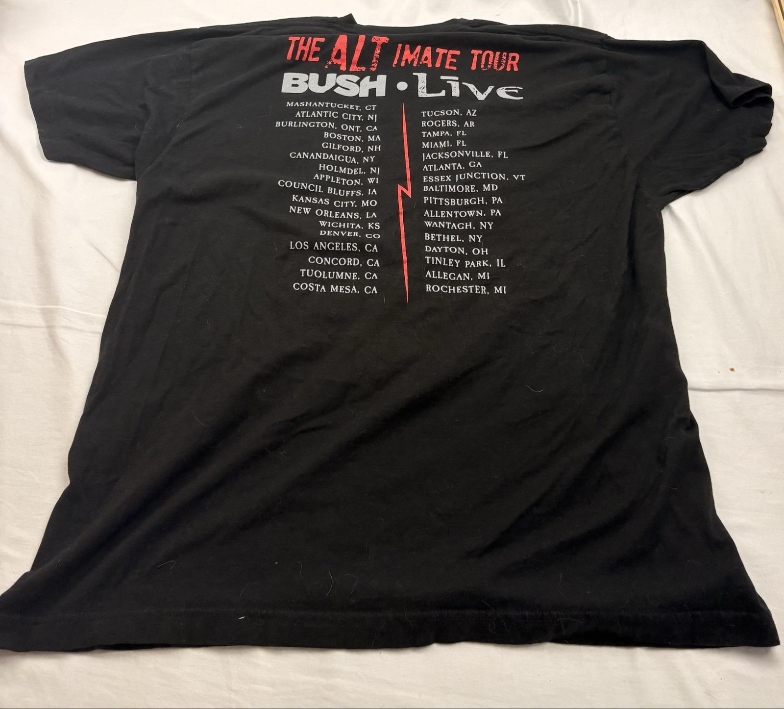 Bush Live ALTimate Tour Shirt Mens 2XL Black Concert Tee T-Shirt The Thread Shop gallery