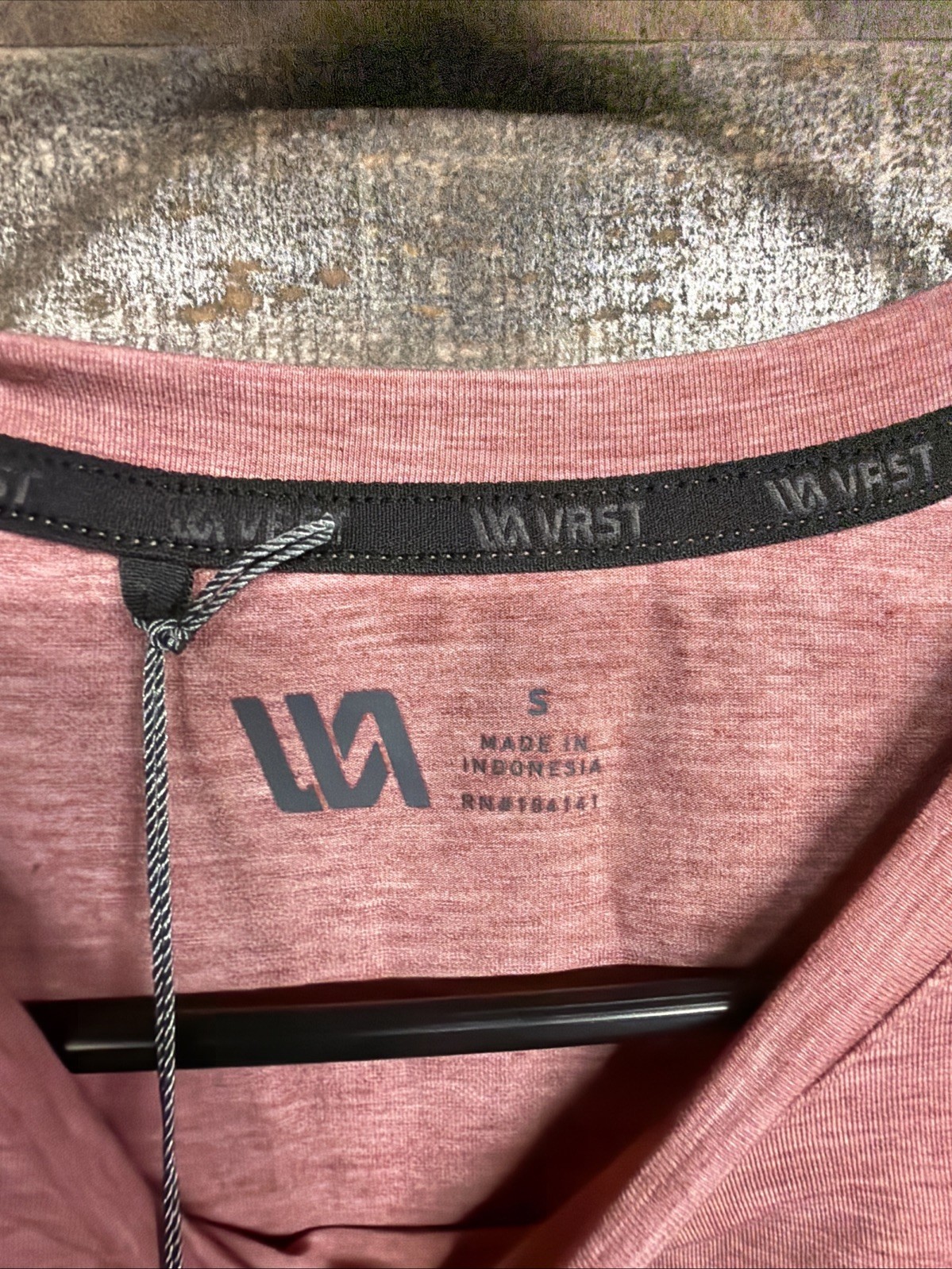 VRST Men’s Size S Icon Tee Short Sleeve Desert Rust Heather NWT SKU 020 gallery