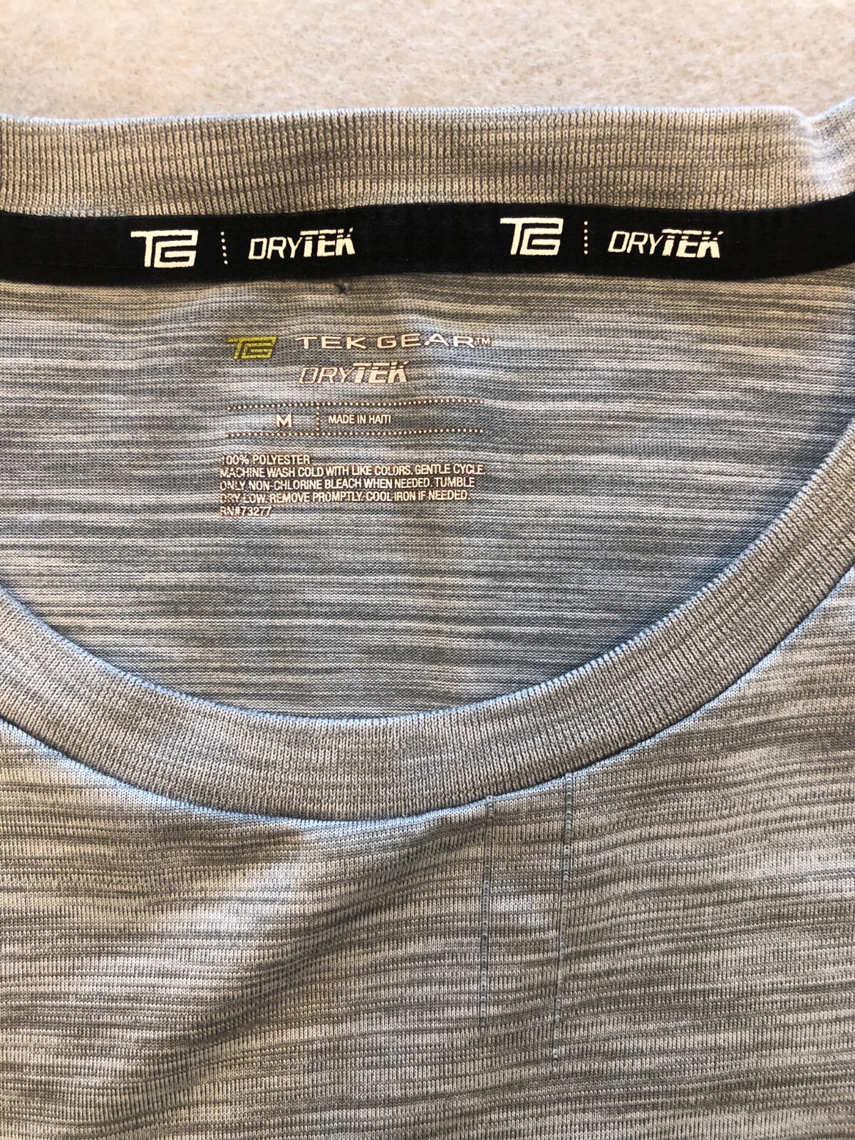 DryTek Shirt Men's Medium Athletic Gray Muscle Activewear Tank Top gallery
