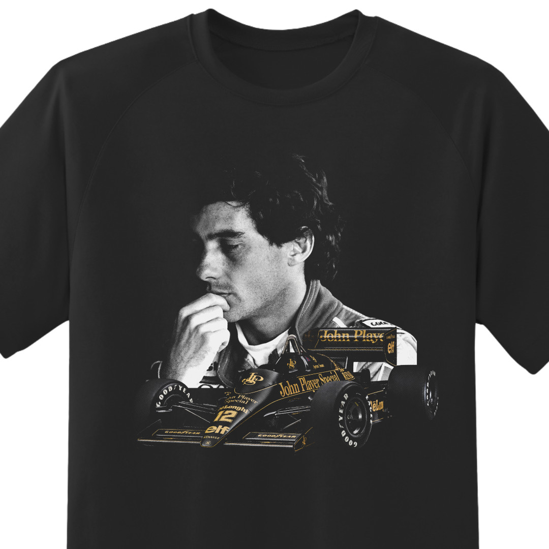 T-Shirt Retro Ayrton Senna L-otus Formula One Graphic Motorsport Shirt S-3XL gallery