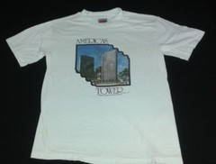 Vintage 80s Americas Tower Dallas High Rise Single Stitch TShirt Size S
