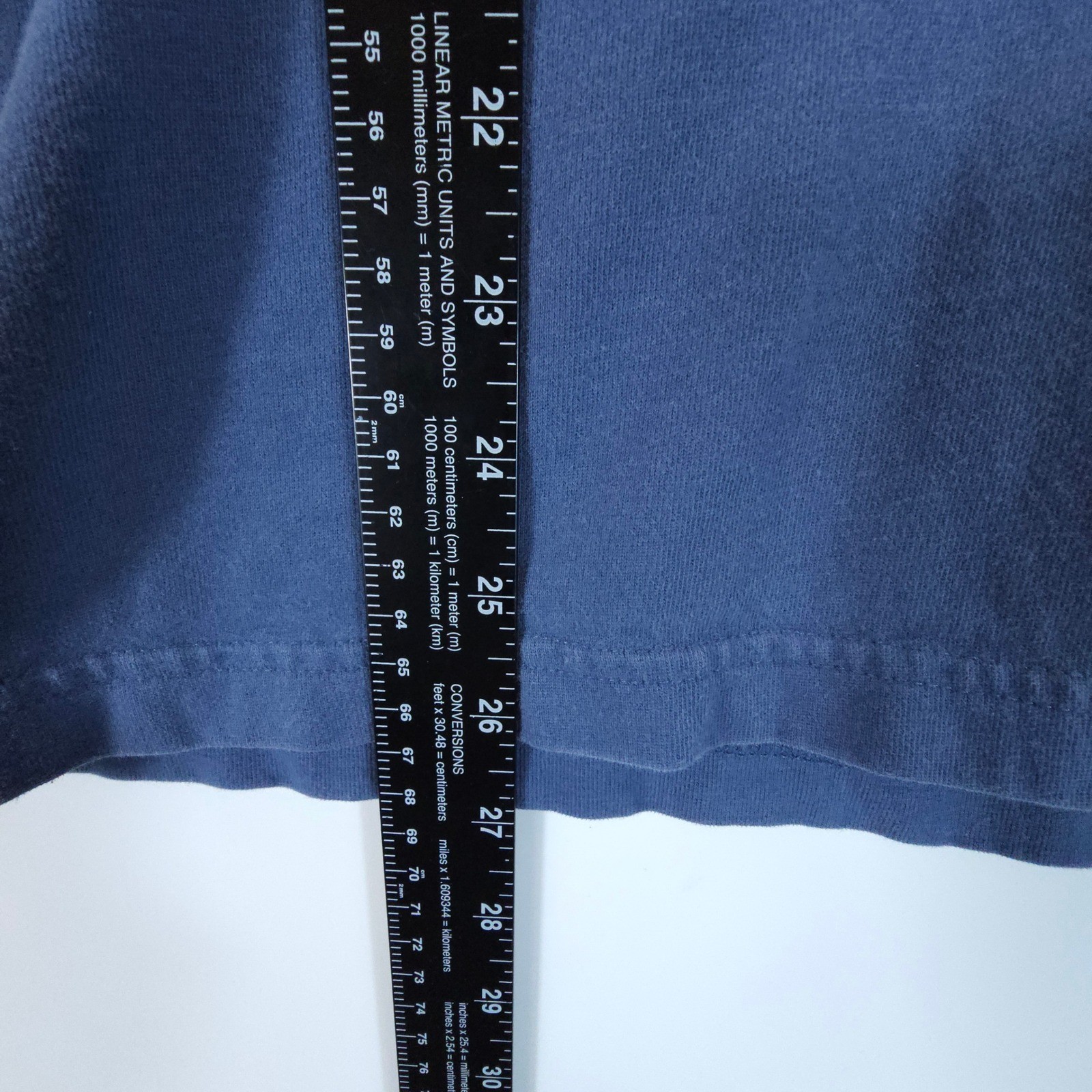 St Johns Bay Legacy Henley Mens Medium Blue Streetwear Long Sleeve Shirt Cotton gallery