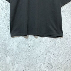 Confirm Natural Draped One Point Embroidery Short Sleeve T-shirt Charcoal Size L