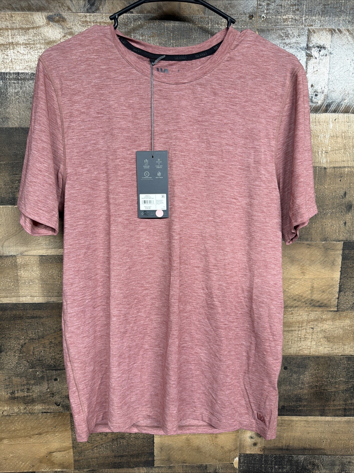 VRST Men’s Size S Icon Tee Short Sleeve Desert Rust Heather NWT SKU 020