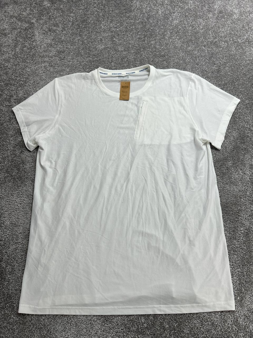 Duluth Trading Co Buck Naked Performance Travel Crew Undershirt Mens XXXL White