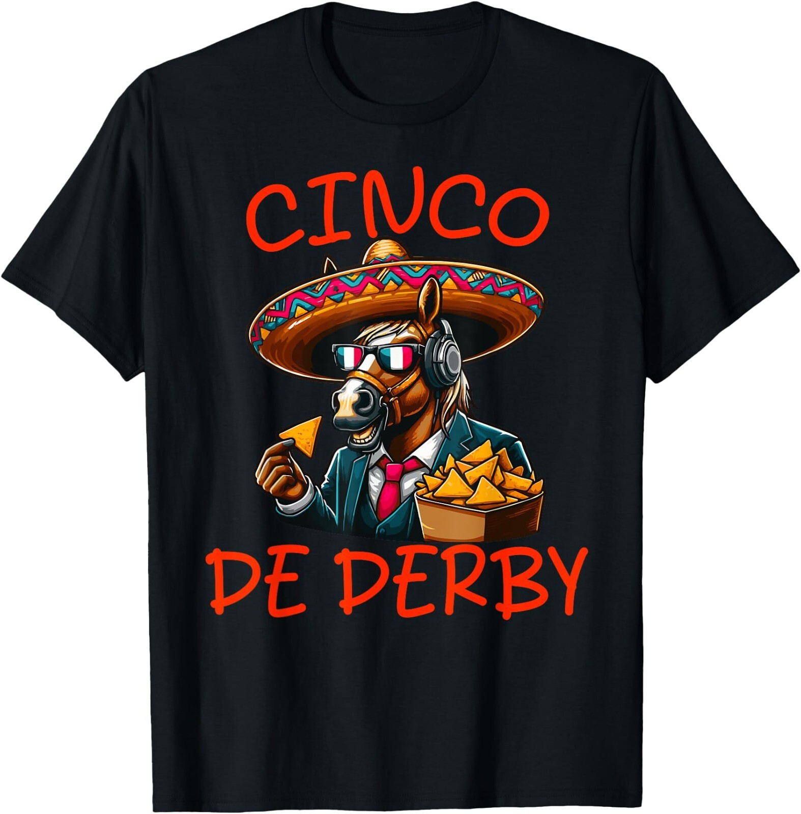 Cinco De Derby Ky, Horse Racing Derby Day, Cinco De Mayo T-Shirt , Unisex Tee